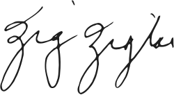 Zig Ziglar – podpis