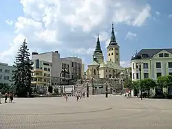 Žilina, Reprezentační dům a Balustráda pod Farským kostelem.