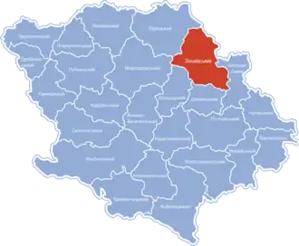 Poloha rajónu v Poltavské oblasti