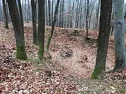 Valy bývalého hradu