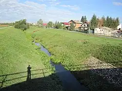 Horní tok řeky Krapiny ve Zlatar Bistrici