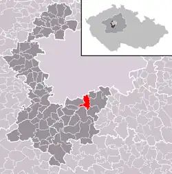 Zlatníky-Hodkovice na mapě