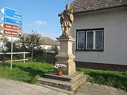 Socha svatého Jana Nepomuckého z roku 1733