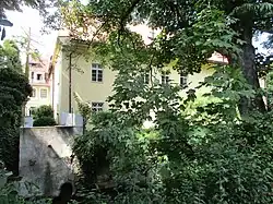 letohrádek na místě mlýna