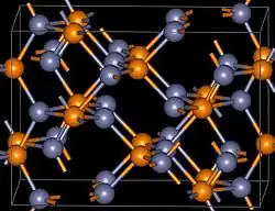 Model struktury fosfidu zinečnatého