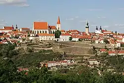 Znojmo, panorama od jihu