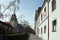 Vídeňská třída ve Znojmě, bývalé Dolní Předměstí