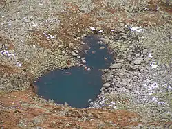 pohled na pleso z Jahňačího štítu