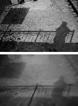 Při efektu klesá kontrast snímku