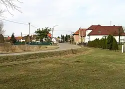 Plzeňská ulice v jižní části Sence