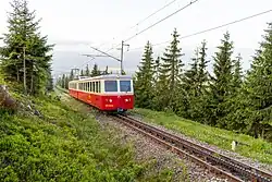 Jednotka řady 405.95 na širé trati