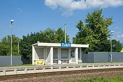 Přístřešek v zastávce