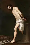 Francisco de Zurbarán, Kristus u sloupu (1661)