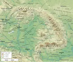 Karpatský oblouk od Vídně a Bratislavy až po Srbské Karpaty