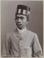 Portrét sultána, Singapur, asi 1890