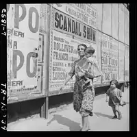 Děti Neapole, Itálie, srpen 1944, archiv NARA