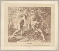 Syndefaldet, fotolitografie: Budtz Müller & Co. a C. Ferslew & Co.