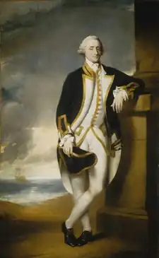 Portrét z roku 1775 ve sbírkách Národního námořního muzea v Greenwichi