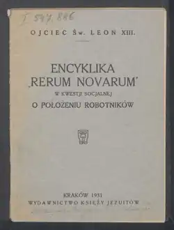 Encyklika Rerum novarum od papeže Lva XIII.